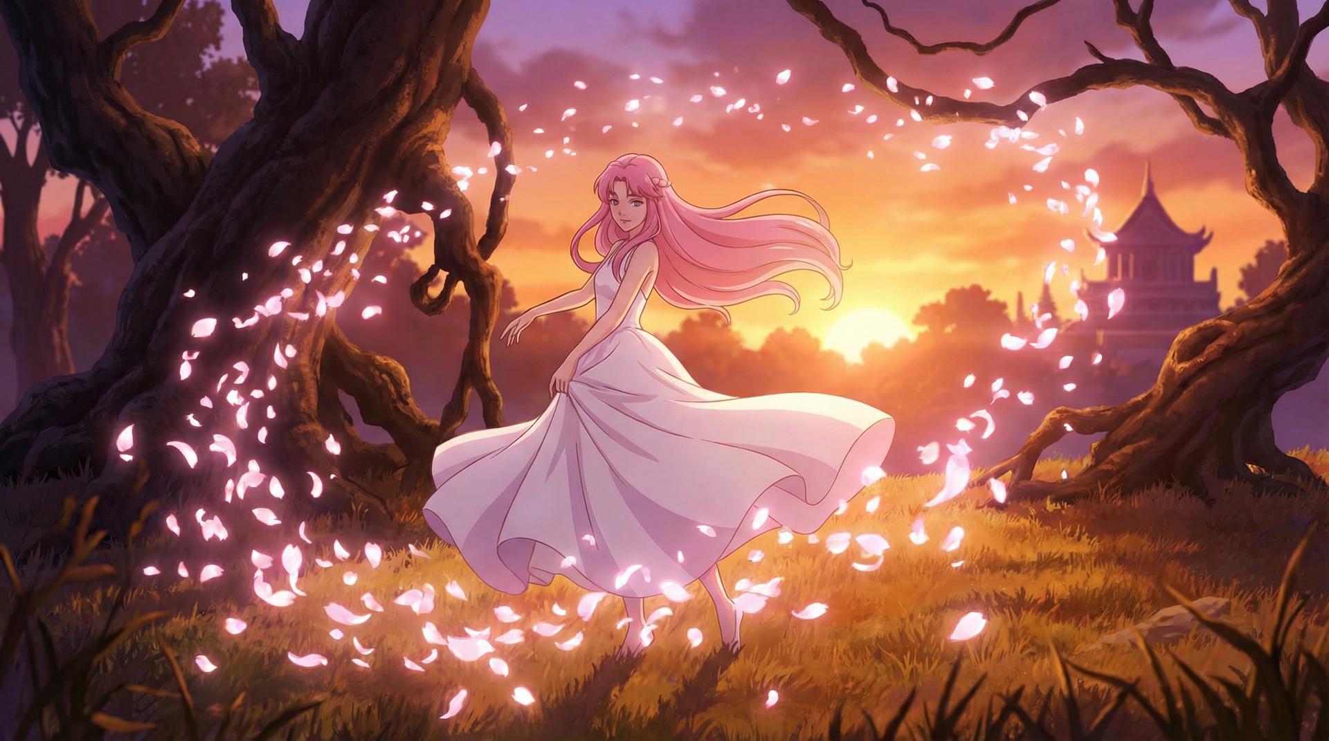 抖音风樱花季写真教程